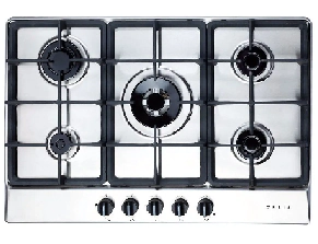 ANAFE ORBIS GAS, INOXIDABLE, 5 HORNALLAS,  REJILLAS DE FUNDICION,  ENCENDIDO, VALVULA D ESEGURIDAD 7