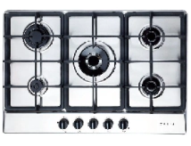 ANAFE ORBIS GAS, INOXIDABLE, 5 HORNALLAS,  REJILLAS DE FUNDICION,  ENCENDIDO, VALVULA D ESEGURIDAD 7