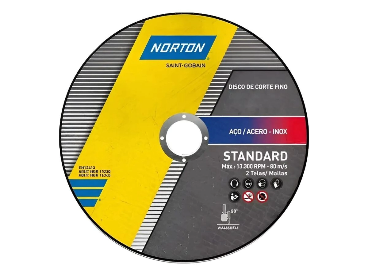 DISCO CORTE 115 X 1.60 NORTON STANDAR