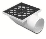 EMBUDO PVC 110 HORIZ AMANCO-C/CODO