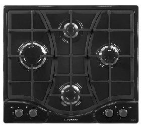 ANAFE ORMAY 4H NEGRO TECNO H.FUNDIDO TOP