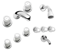 GRIFERIA BA�O PEIRANO LORCA CROMO/BLANCO (DUCH+LAV+BI)90010      **10%