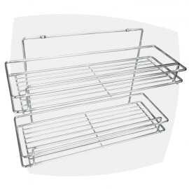 ESTANTE 2 GRANDE CROMADO AMURAR SOLDAR