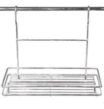 ESTANTE SIMPLE GRANDE CROMO BARRAL SOLDA