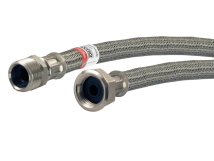 FLEXIBLE MALLADO 1/2X40 QUEINOX QUEIJA X1 macho giratorio PEIRANO