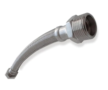 FLEXIBLE MALLADO PARA AGUA, MACHO GIRATORIO,  3/4&acute; X 40CM  DINATECNICA