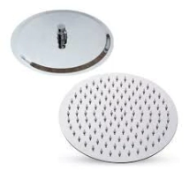 FLOR DE DUCHA REDONDO 20CM 8&iuml;METAL MOZART/RG/FLOW   *5%