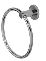 ARO TOALLERO PEIRANO CROMO L.3000 CHATO