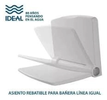 ASIENTO BA&Ntilde;O REBATIBLE .IDEAL LUJO