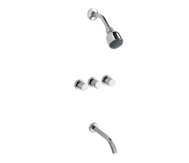 GRIFERIA DUCHA PIAZZA DOMANI EMBUTIDA ABS CRO *10%