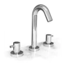 GRIFERIA LAVATORIO DELTA BONA CON CIERRE CERAMICO CROMO     *5%