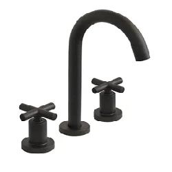 GRIFERIA LAVATORIO PEIRANO NEGRO BLACK VELVET CRUZ 60190