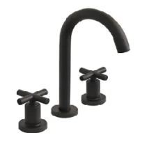 GRIFERIA LAVATORIO PEIRANO NEGRO BLACK VELVET CRUZ 60190