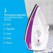 PLANCHA LILIANA RPS901 BASE ANTIADHERENTE +REG TEMP+LUZ ENCENDIDO