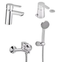 MONOCOMANDO BA&Ntilde;O COMPLETO PEIRANO ADRA CR  DUCHA EXTERIOR+LAVATORIO  BAJO+BIDET