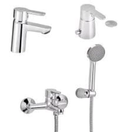 MONOCOMANDO BA�O COMPLETO PEIRANO ADRA CR  DUCHA EXTERIOR+LAVATORIO  BAJO+BIDET