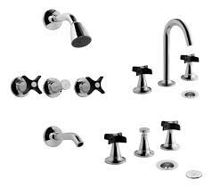 COMBO GRIF FV BIDET + DUCHA EMB PETALO NEGRO