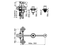 COMBO GRIF FV BIDET + DUCHA EMB PETALO CROMO