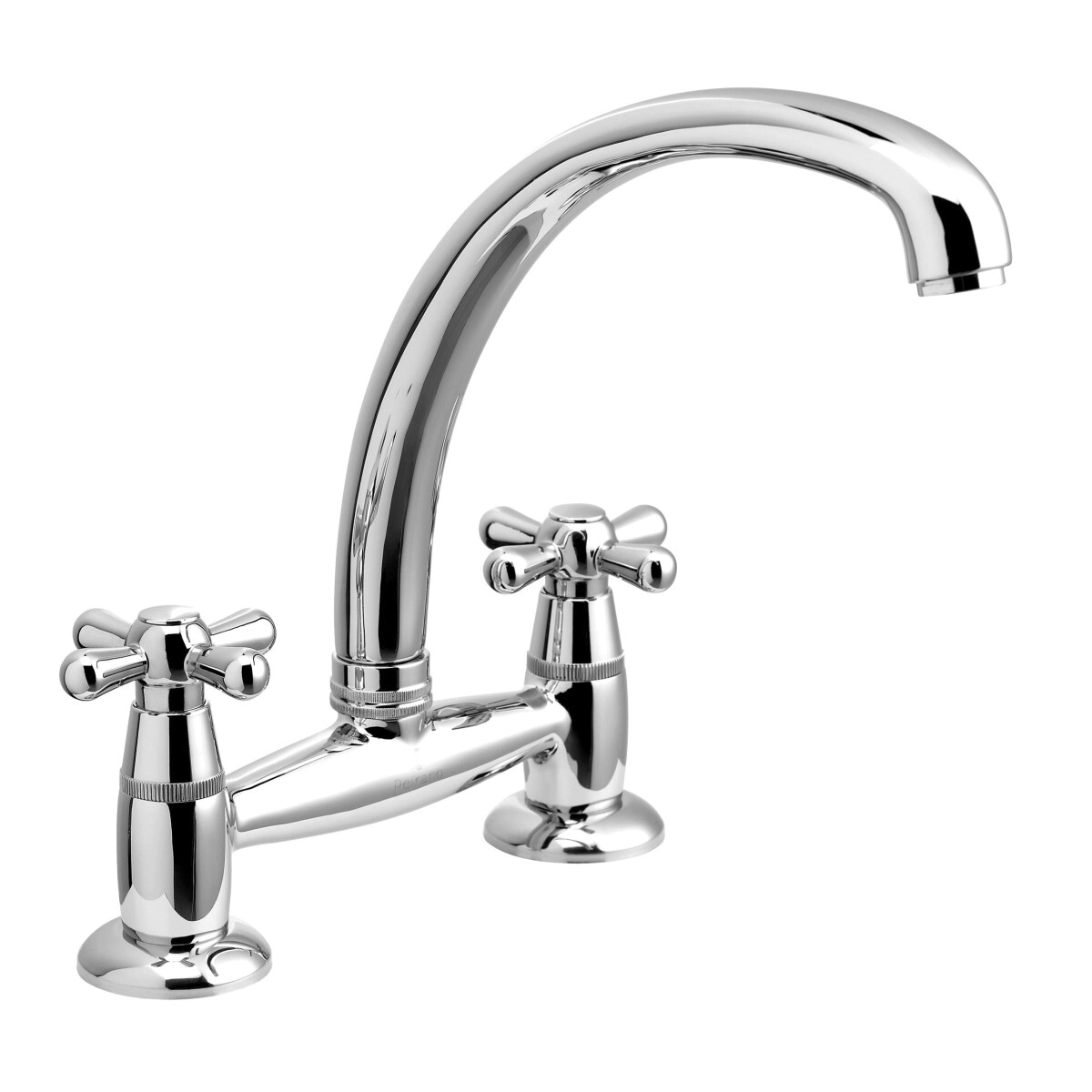 GRIFERIA COCINA MESADA PEIRANO ARES CROMO PICO FUNDIDO