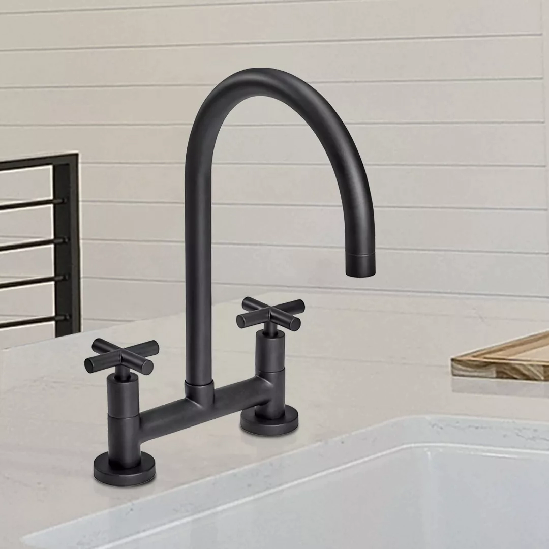 GRIFERIA COCINA MESADA PEIRANO BLACK C.CERAM.CR 51190 CRUZ