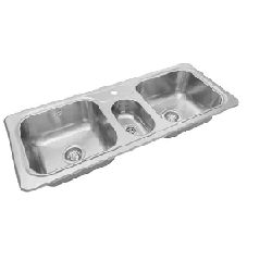 BACHA COCINA.3 JOHNSON 1.07X44X18 ARRIBA