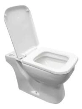 INODORO PIAZZA AMALFI LARGO BLANCO CON MOCHILA DE APOYO Y TAPA