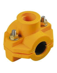 JUNTAMAS GAS DE 1' C/DERIVACION 1 AMARILLA