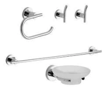 KIT ACCESORIO FV LIBBY 5 PIEZAS CROMO ORIGINAL