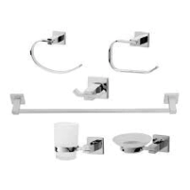 Set De 6 Accesorios Para Ba&ntilde;o L&iacute;nea Loto Gloa.AFM0201 CUBO T.11000