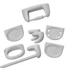 KIT ACCESORIO  LOZ 8P PRINGLES BLANCO CAJA