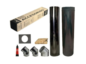 KIT SALIDA SALAMANDRA 4' PARED TROMEN ENLOZADO