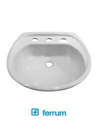 LAVATORIO FERRUM ANDINA 1 PERFOROCION, BLANCO OFERTA *10%