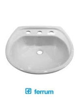 LAVATORIO FERRUM ANDINA 1 PERFOROCION, BLANCO OFERTA *10%