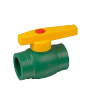 LLAVE 20 ESF.PVC/METAL LATYN AMARILO-VERDE(ESFERA METAL) JS180020 *10%