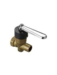 LLAVE GAS 1' FV BR S/CAMPANA (25MM)0810A