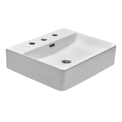 BACHA LOZA PEIRANO CUADRADA 3P APOYO 42X42 BCH43