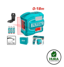 NIVEL LASER ROJO 0-18 Mt  2 LINEAS TOTAL INDUSTRIAL  TLL156503