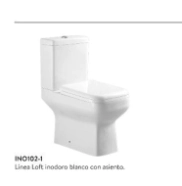 COMBO LOZA 3P PEIRANO LOFT INOD LARGO+BIDET 1A+MOCH APOYO DUAL C/TABLA PP