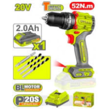 TALADRO INALAMBRICO PERCUTOR 20 V DYLLU DTCDP5282-4 (1 CARGADOR Y 1 BATERIA