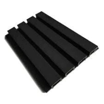 PLACA WALL PANEL 2,90MT X 16 CM NEGRO ( PVC Y FIBRA DE MADERA )