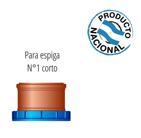 TRANSIC ACOPLE ADAPTAR P/PARTE MACHO DE 4" A 110  (CORTO)