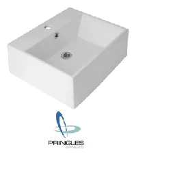 BACHA LOZ PRING CUADRAD 1P APOYO C/DESB. 42X42X15,5