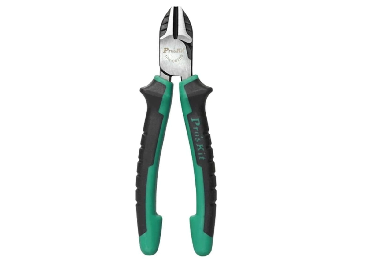 ALICATE COMUN "6 ProsKit   COD:1PK-067DS COLOR VERDE Y NEGRO