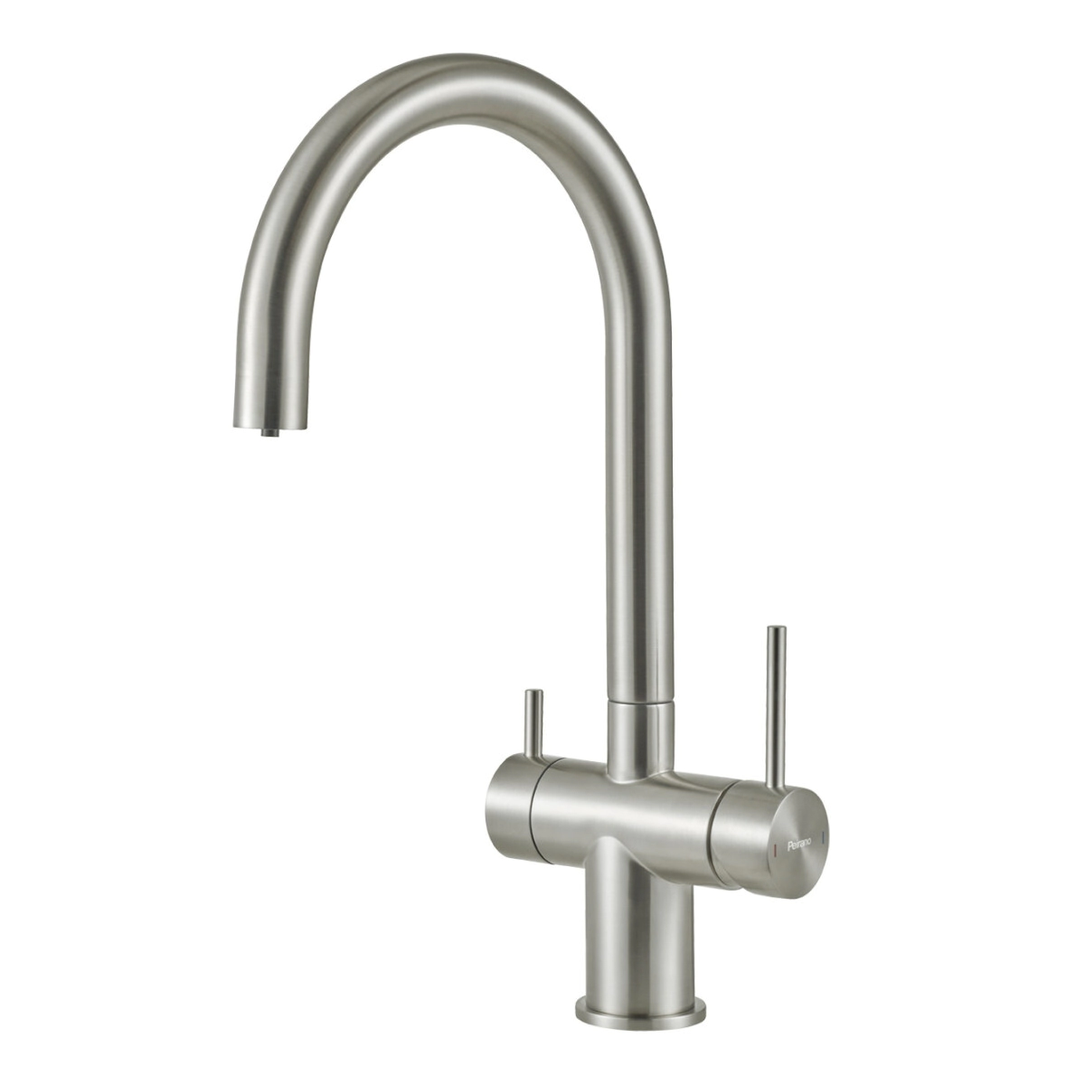 MONOCOMANDO PEIRANO, MESADA,  VITA 22175 ACERO BRUSCHED CON PURIFICADOR Y DOBLE LEVA