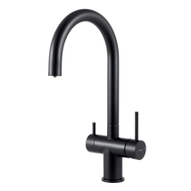 MONOCOMANDO MESADA, PEIRANO, VITA 22175N NEGRO BLACK C/PURIFICADOR Y DOBLE LEVA