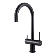 MONOCOMANDO MESADA, PEIRANO, VITA 22175N NEGRO BLACK C/PURIFICADOR Y DOBLE LEVA