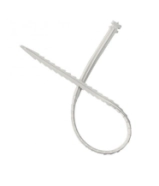 TIRILLA GOMA PARA MOCHILA SERRUCHO ECONOMICA BLANCA.
