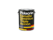 ESMALTE SINTETICO BLANCO SATINADO 1 LT TRIPLE ACCION POLACRIN