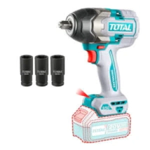 TALADRO INALAMBRICO DE IMPACTO 20 V -1050Nm TOTAL INDUSTRIAL TIWLI2050-4 (CON 2 BATERIA Y  CARGADOR)