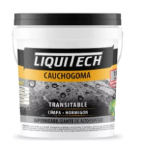CAUCHOGOMA 4 KG NEGRO IMPERMEABILIZANTE LIQUITECH *7%